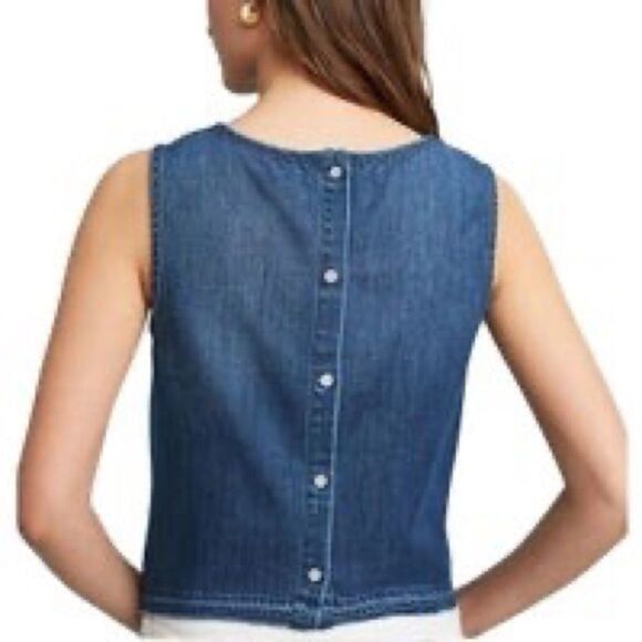 ANTHROPOLOGIE Cloth and Stone Denim Tank - Picture 2 of 9